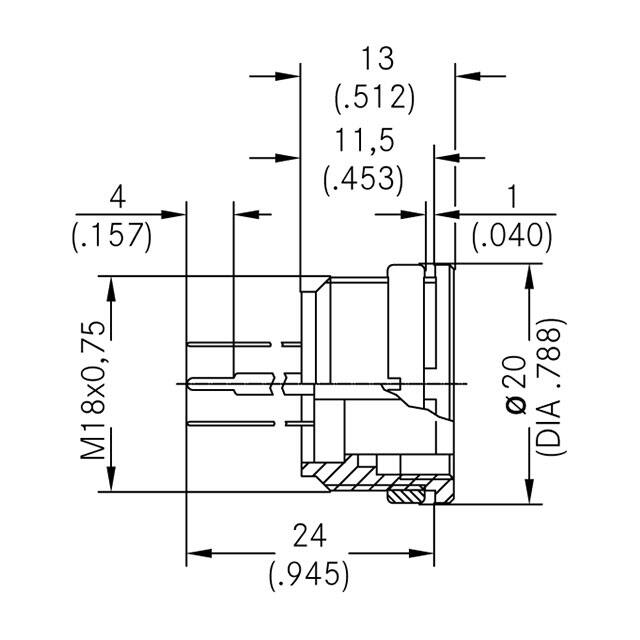 T 3478 330 Amphenol Tuchel Industrial  Assemblages de connecteurs circulaires